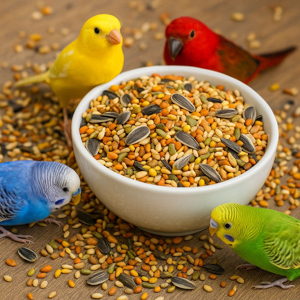 Semillas y mezclas para aves